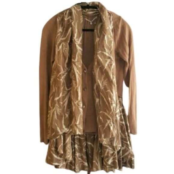 🌻 host pick Anthropologie Knitted and Knotted Recall the Willow Cardigan Sweater - Picture 5 of 15